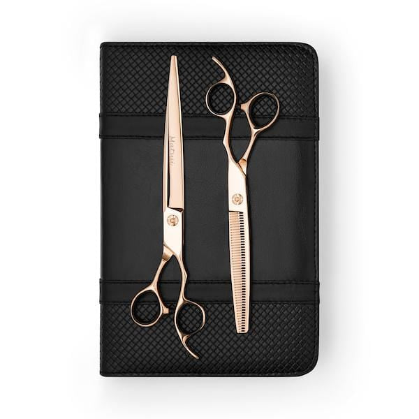 Matsui Precision Rose Gold Hair Shear & Thinner Combo